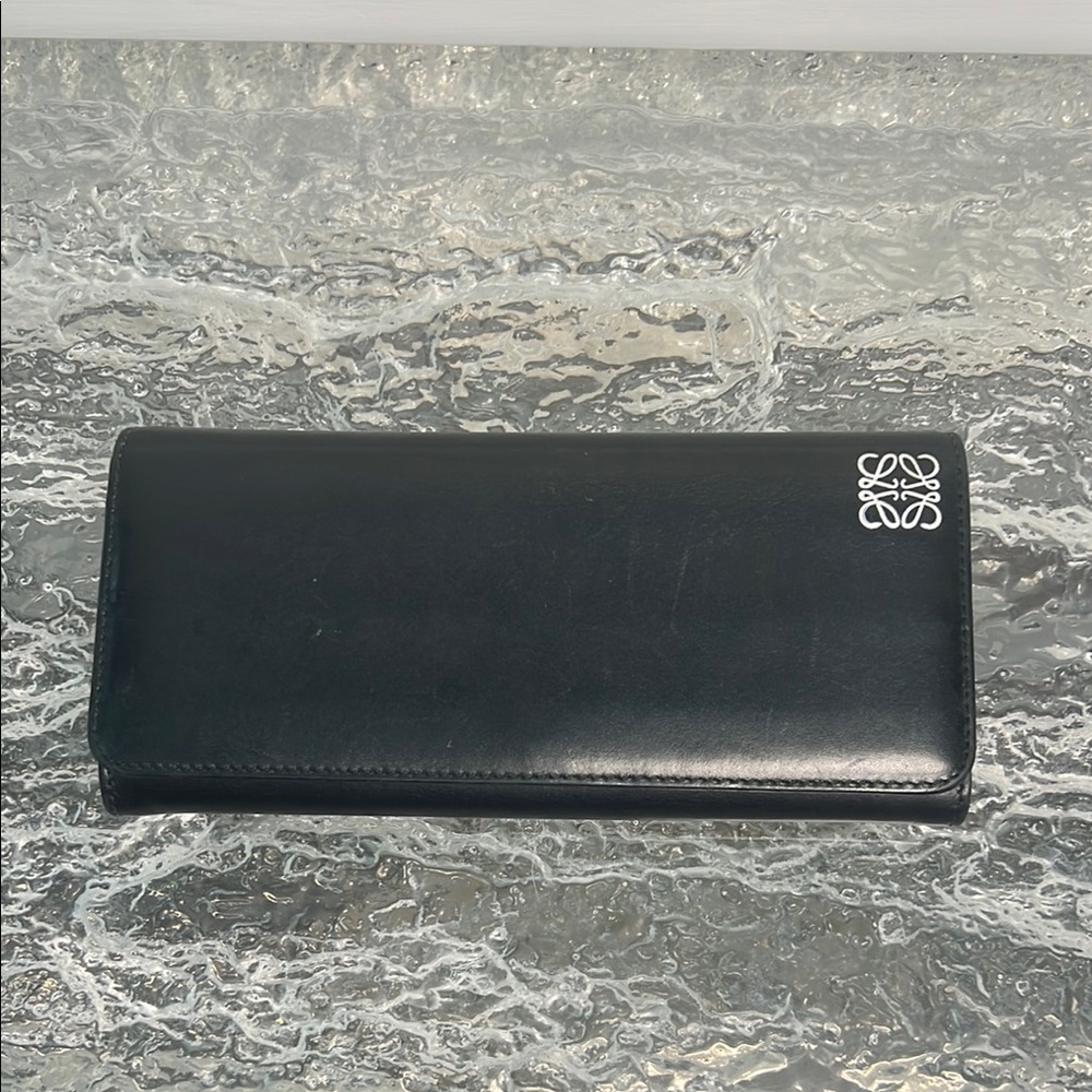 Loewe Black Leather Wallet